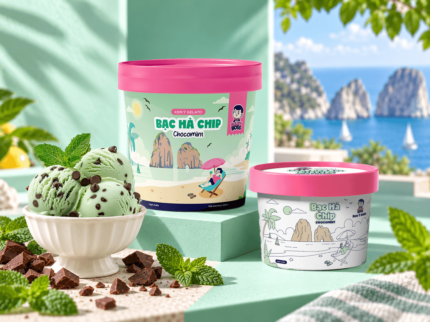 Gelato Promax GELATO BẠC HÀ CHIP