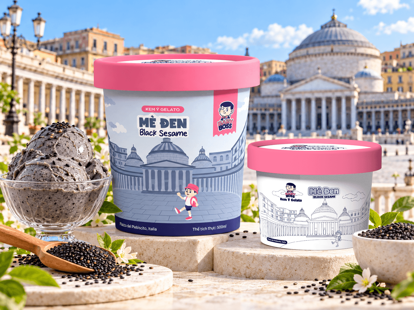Gelato Promax GELATO BLACK SESAME PM