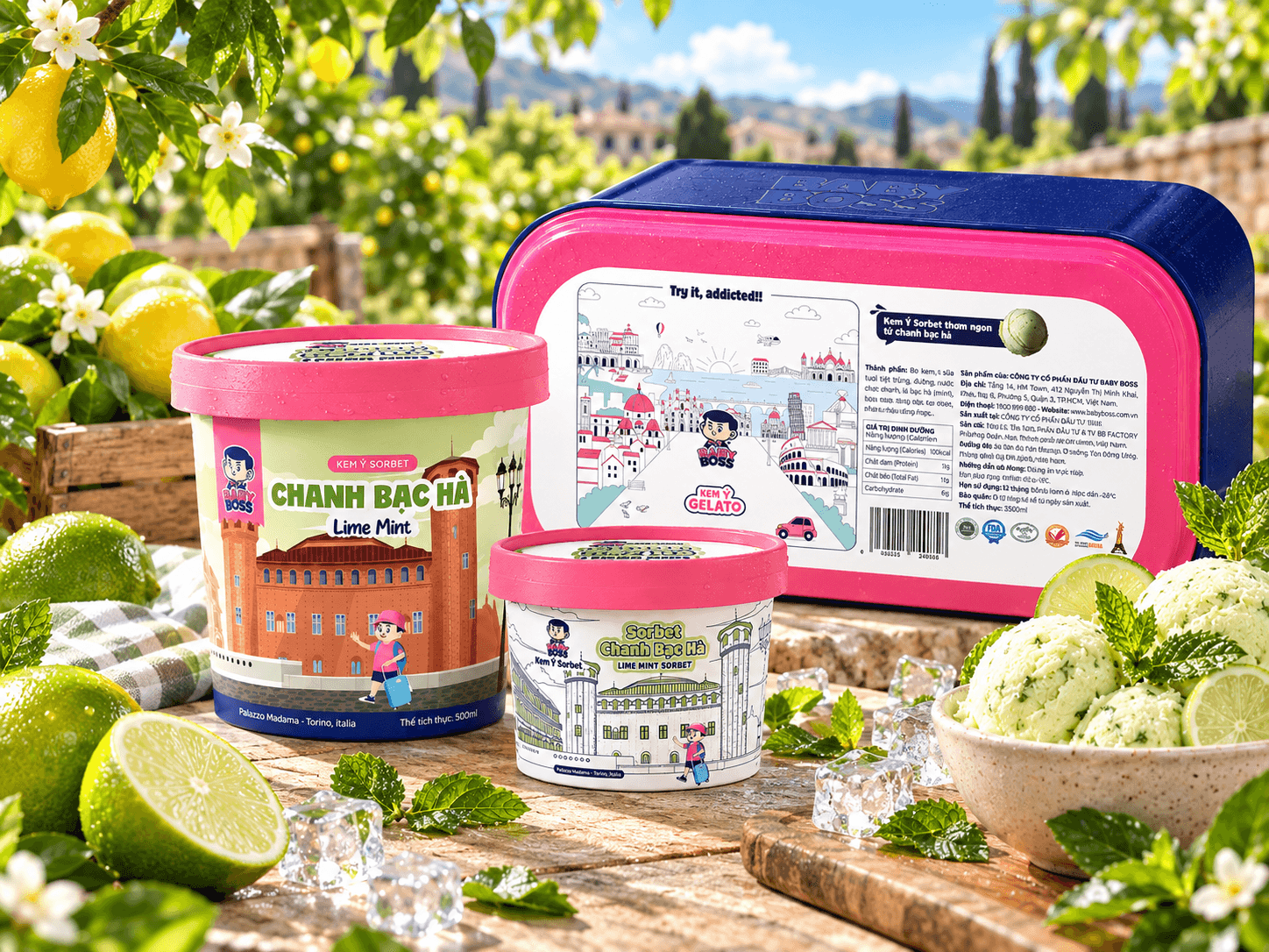 Gelato Promax ミントレモンソルベ
