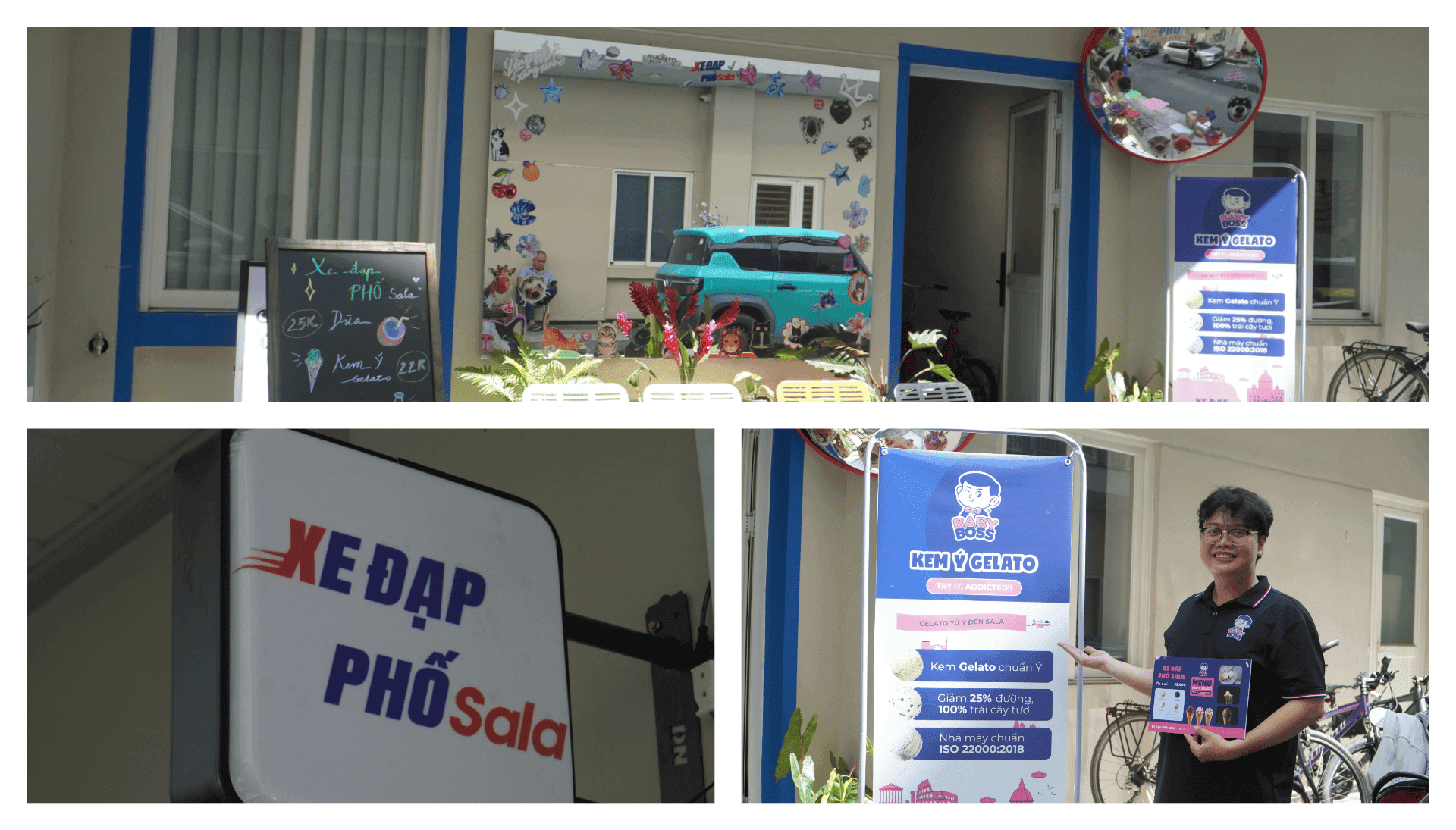 Baby Boss、XE ĐẠP PHỐ Salaとともに――ホーチミン市の新たな注目スポット