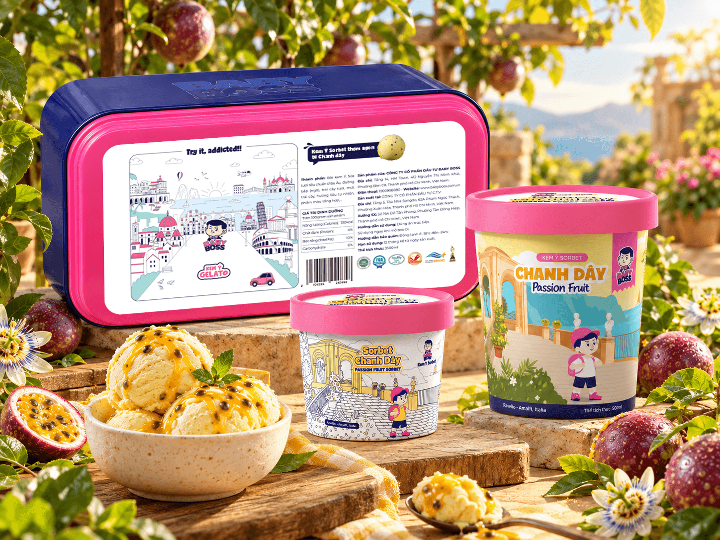 Gelato Promax パッションフルーツソルベ